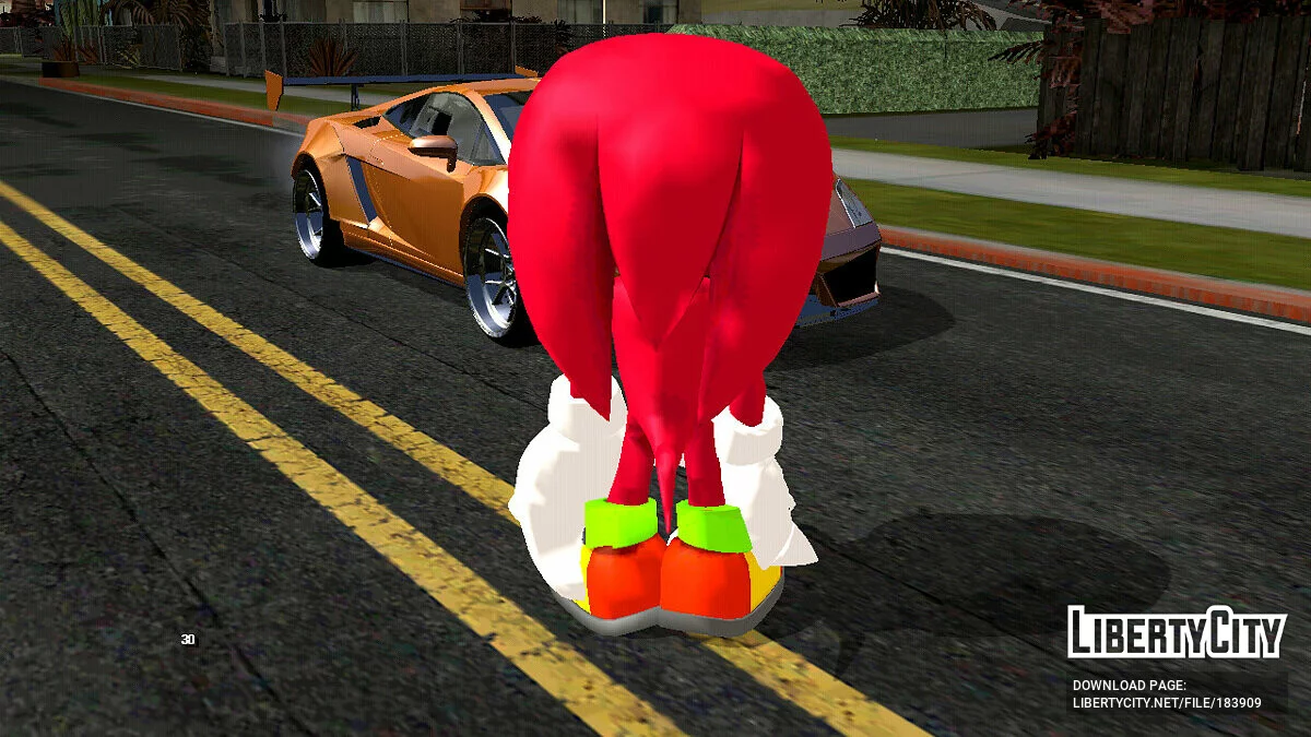 Echidna Knuckles / GTA San Andreas (iOS, Android)