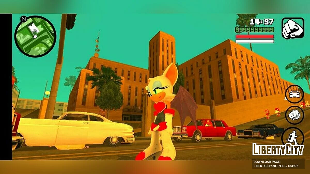 Kelelawar Rouge / GTA San Andreas (iOS, Android)