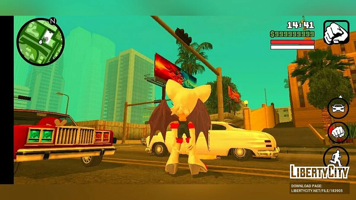 Kelelawar Rouge / GTA San Andreas (iOS, Android)