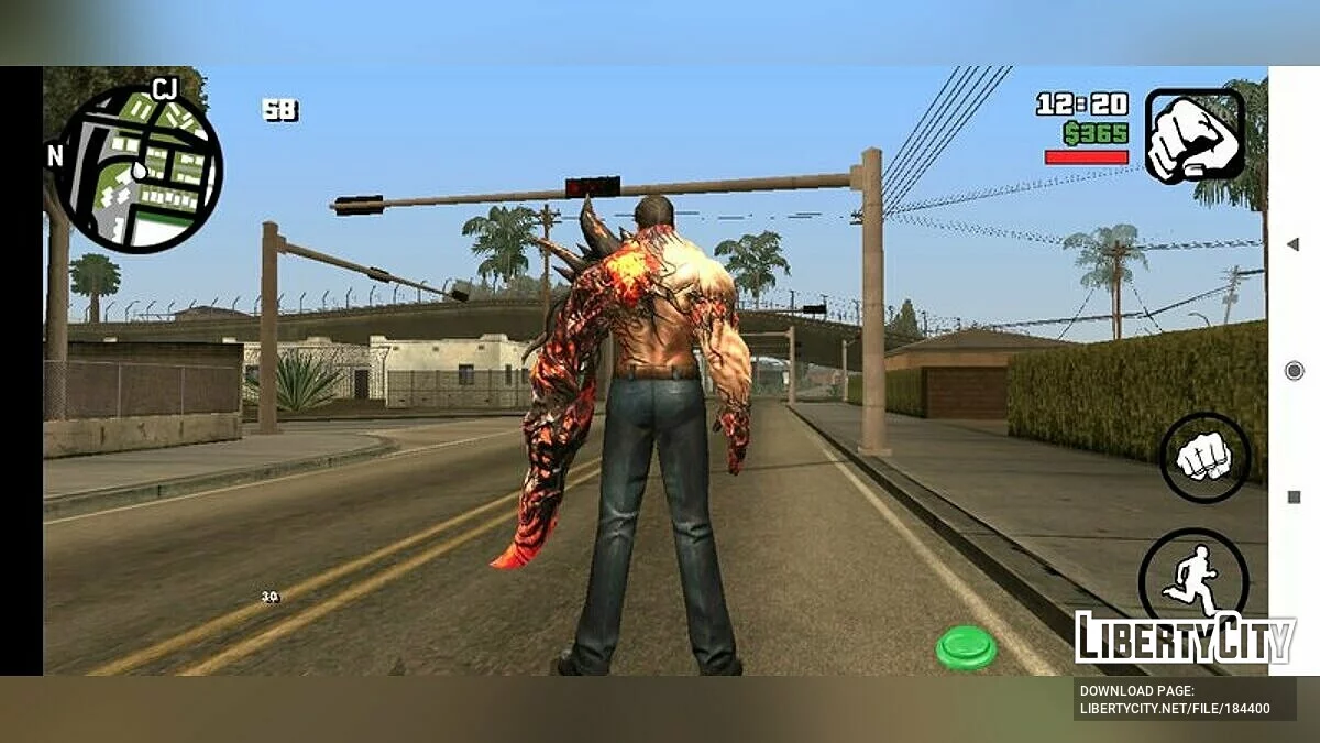 Mutant Zombie from Free Fire / GTA San Andreas (iOS, Android)