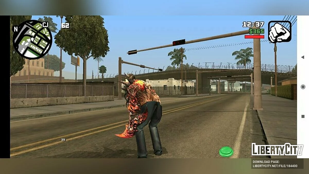 Mutant Zombie from Free Fire / GTA San Andreas (iOS, Android)