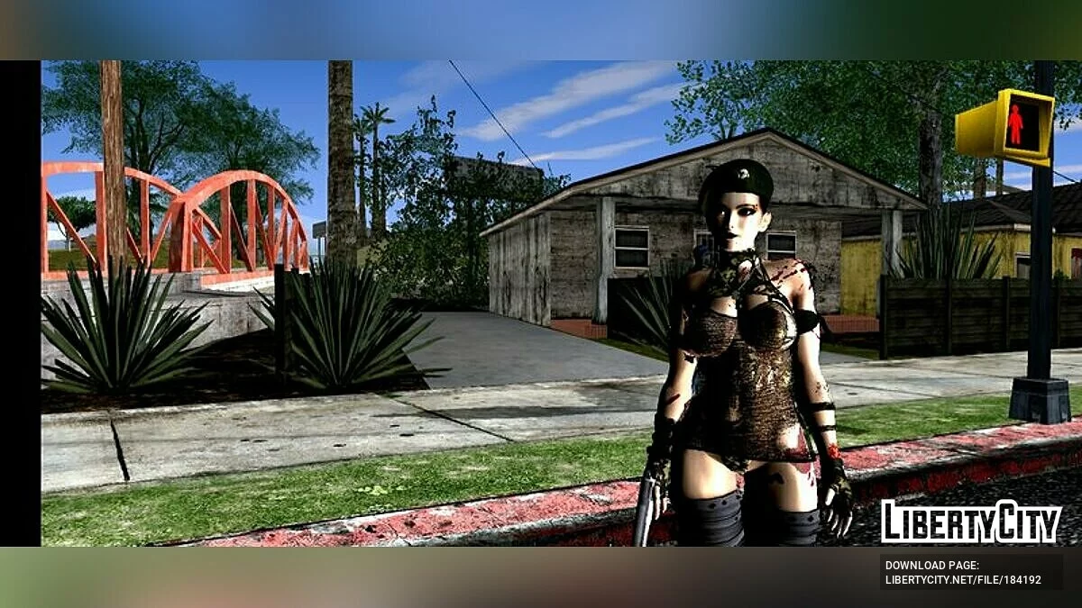 Nyotengu em traje sexy / GTA San Andreas (iOS, Android)