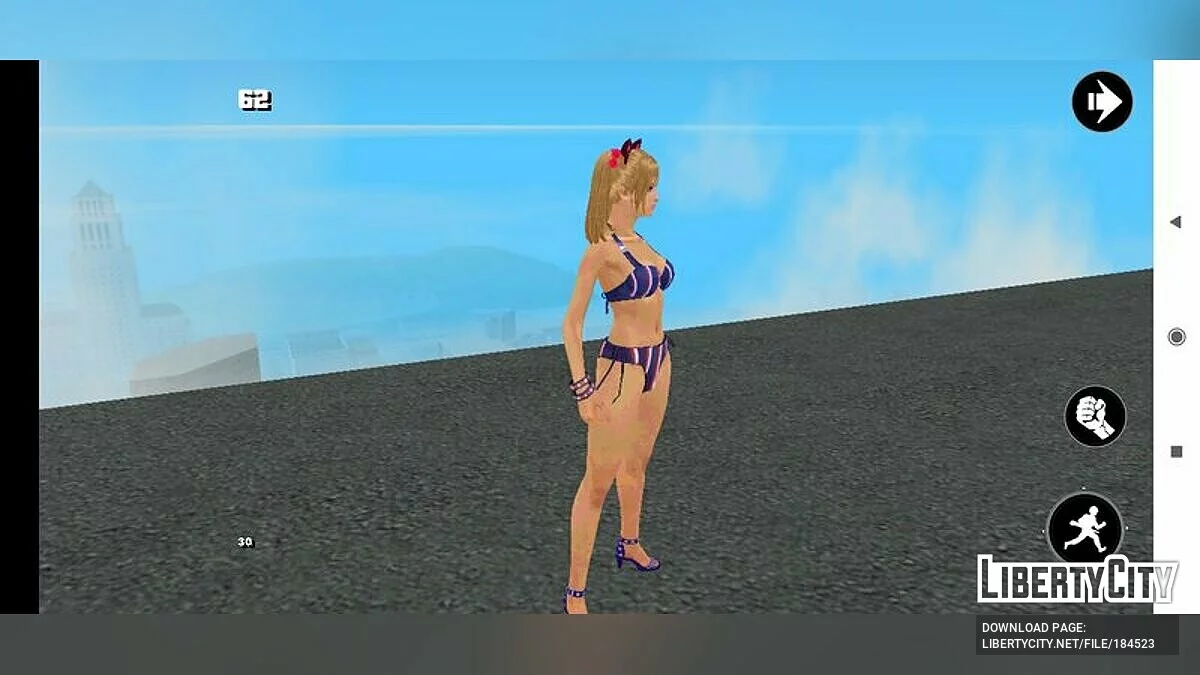 Caroline de biquíni / GTA San Andreas (iOS, Android)