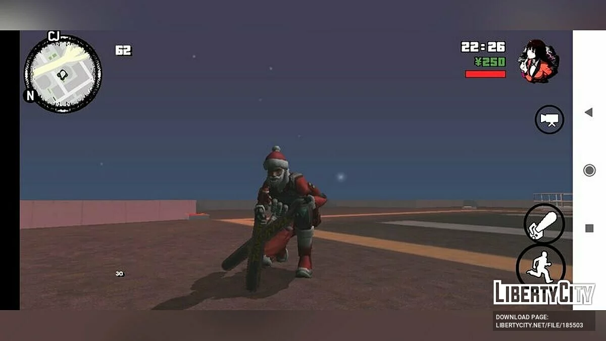 Santa Militia Antonio aus Free Fire / GTA San Andreas (iOS, Android)