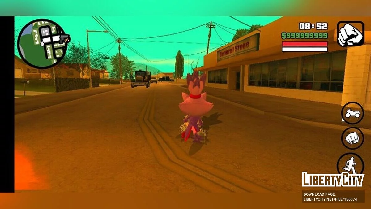 Blaze The Cat / GTA San Andreas (iOS, Android)