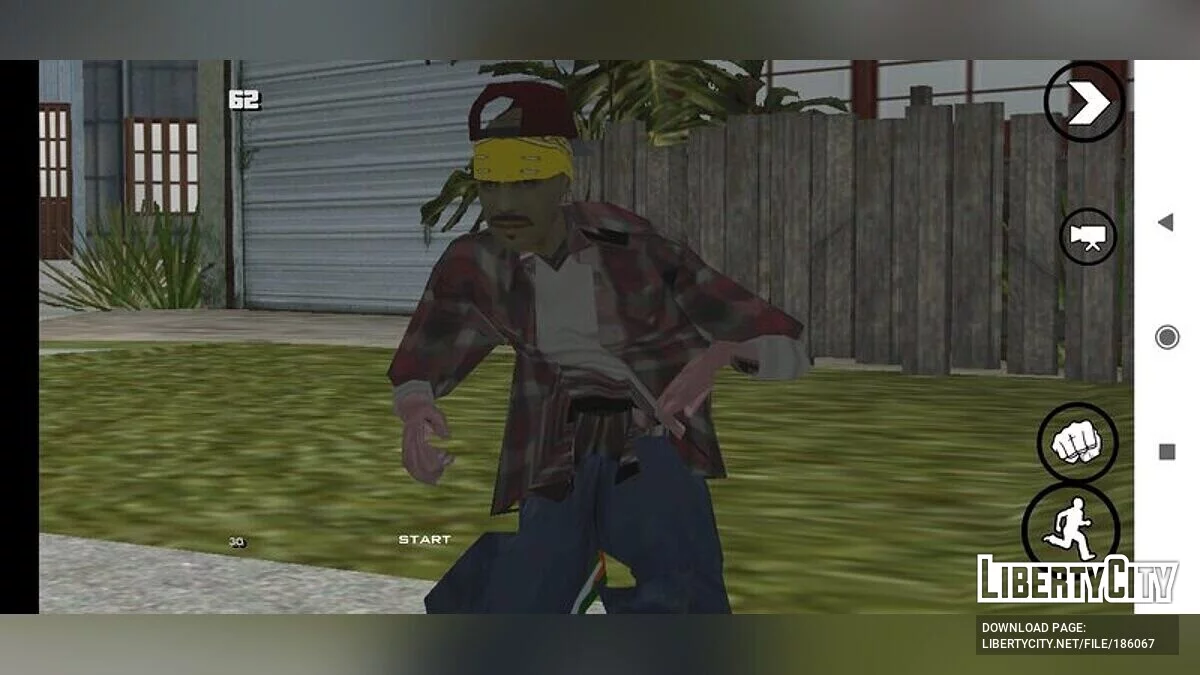 Гангстер в одежде старика Правды / GTA San Andreas (iOS, Android)