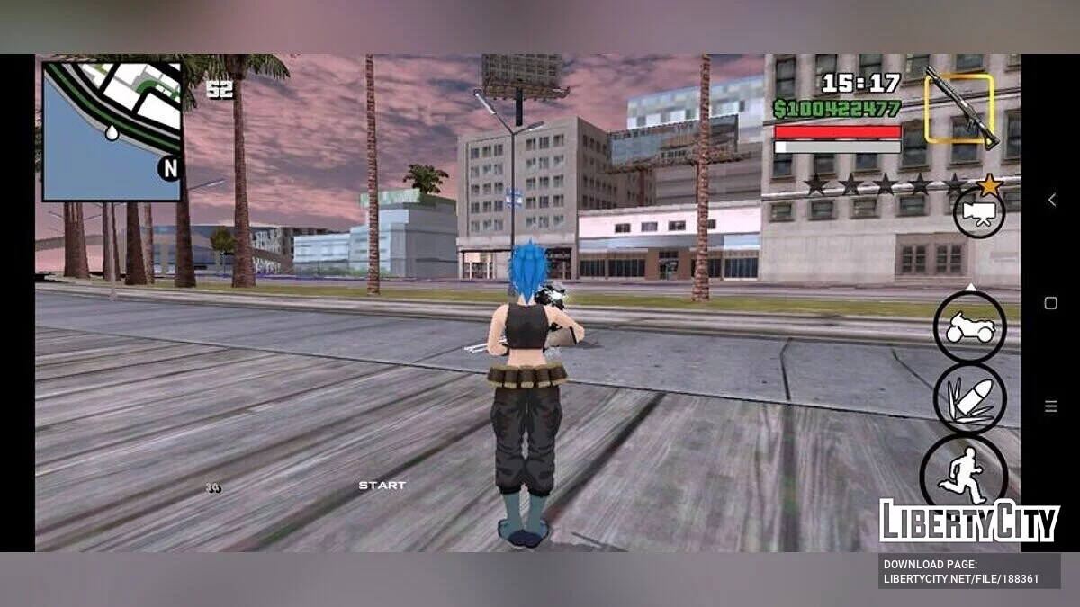 Leona from KOF / GTA San Andreas (iOS, Android)