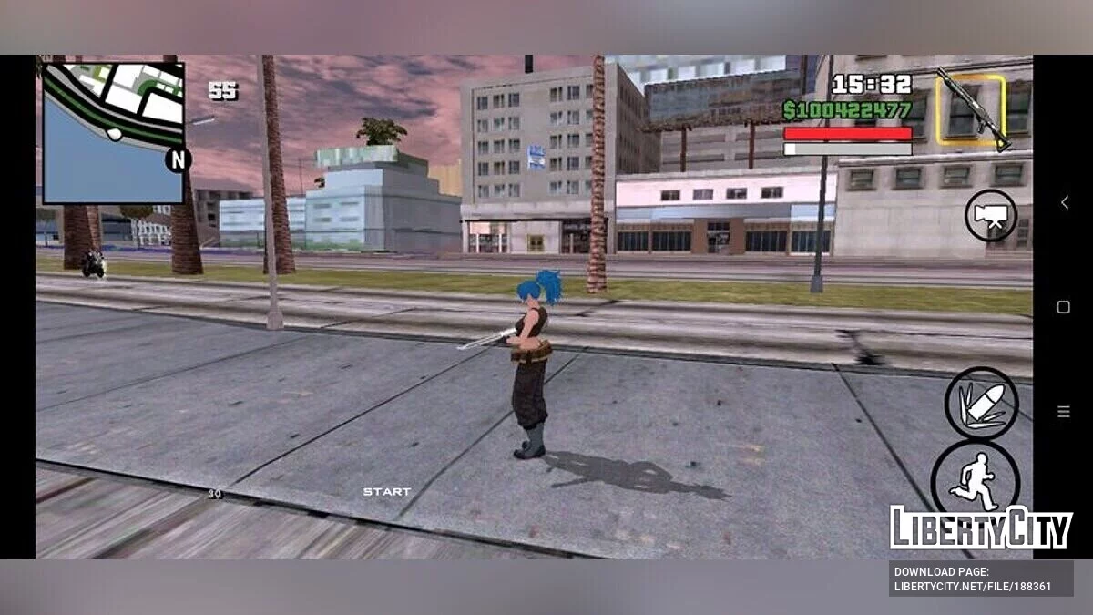 Leona from KOF / GTA San Andreas (iOS, Android)