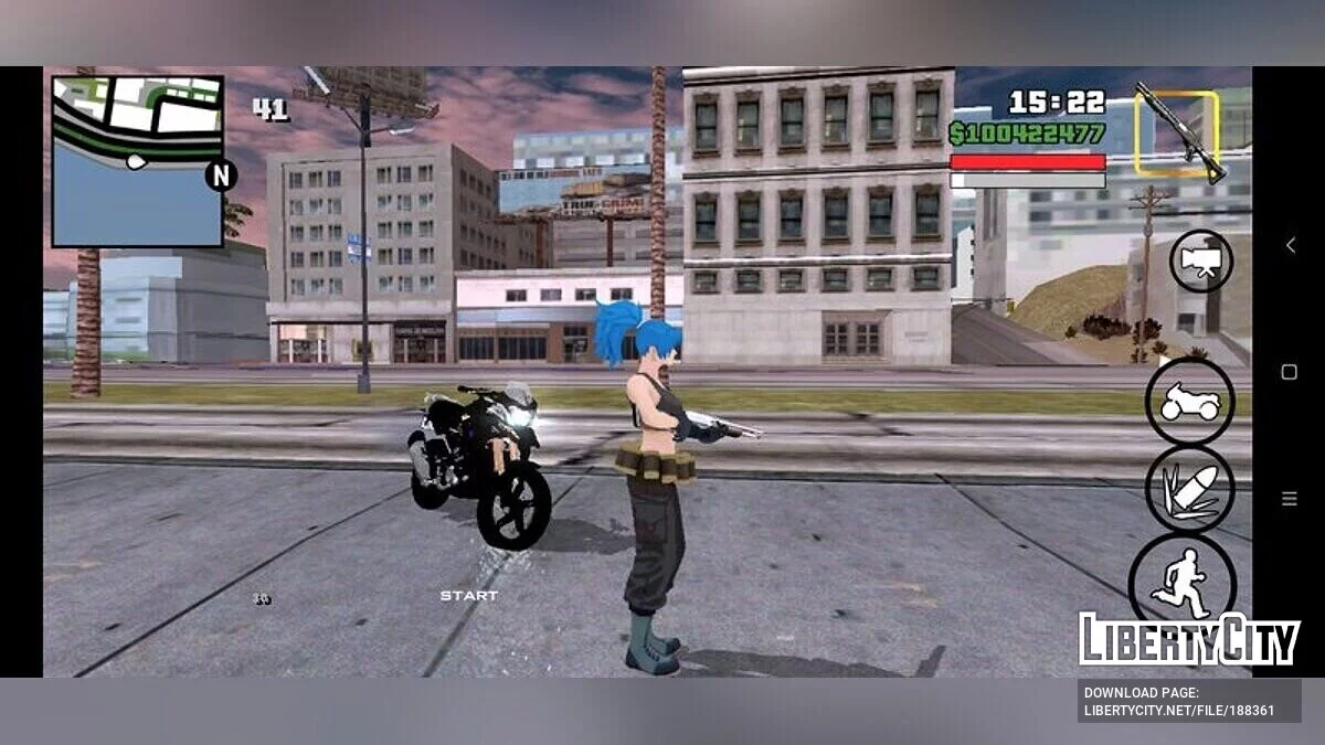 Leona from KOF / GTA San Andreas (iOS, Android)