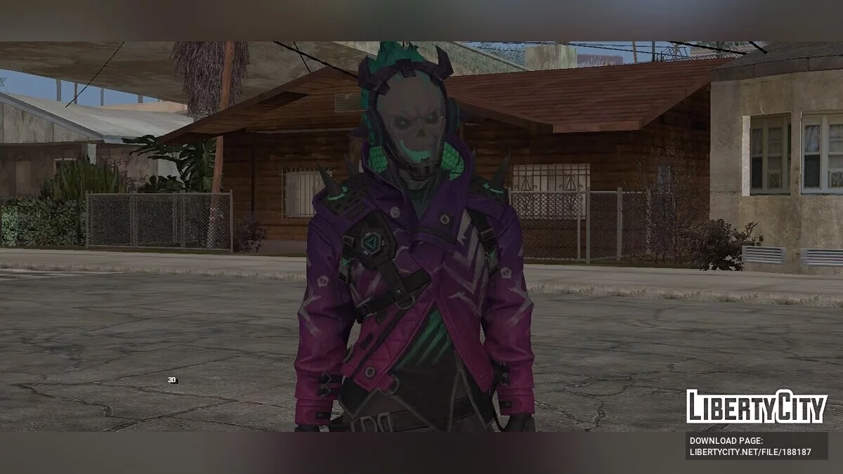Specter Squad (Male) from Free Fire / GTA San Andreas (iOS, Android)