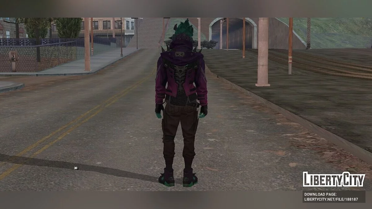 Specter Squad (Male) from Free Fire / GTA San Andreas (iOS, Android)