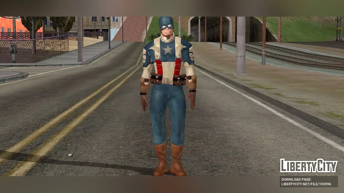 Captain America (DFF uniquement) / GTA San Andreas (iOS, Android)