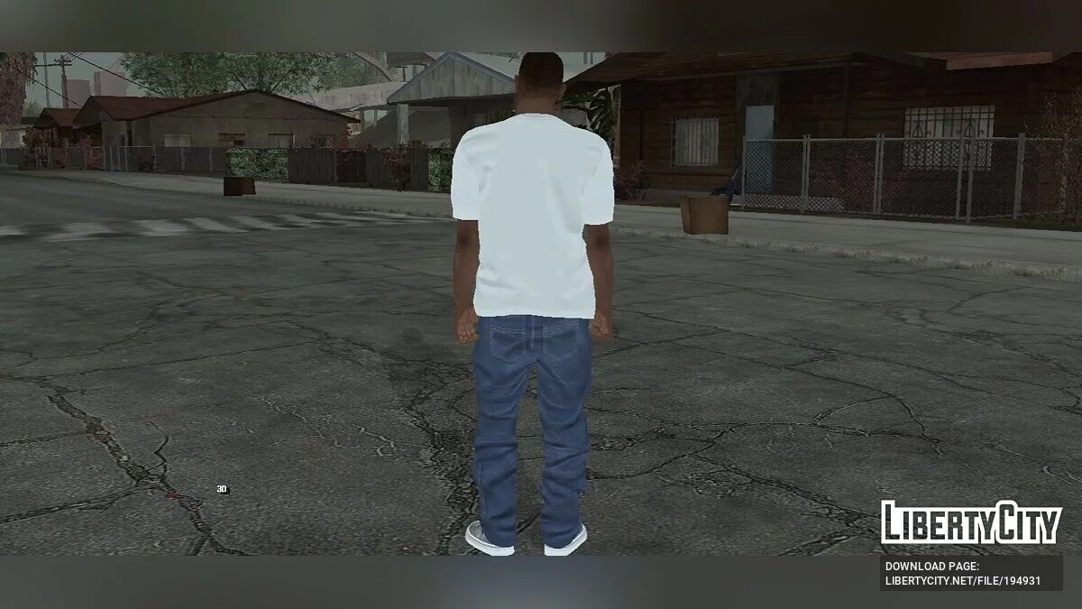 HD Carl Johnson na camiseta Homies Sharp / GTA San Andreas (iOS, Android)