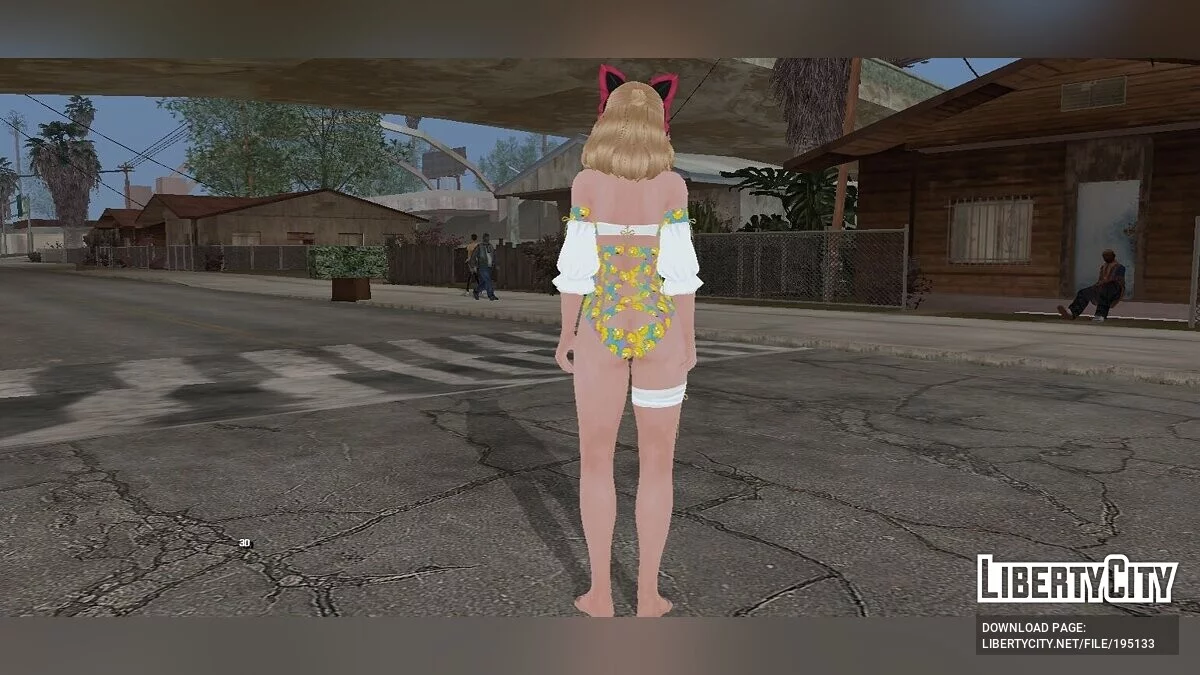 Lucky Chloe in s swimsuit / GTA San Andreas (iOS, Android)