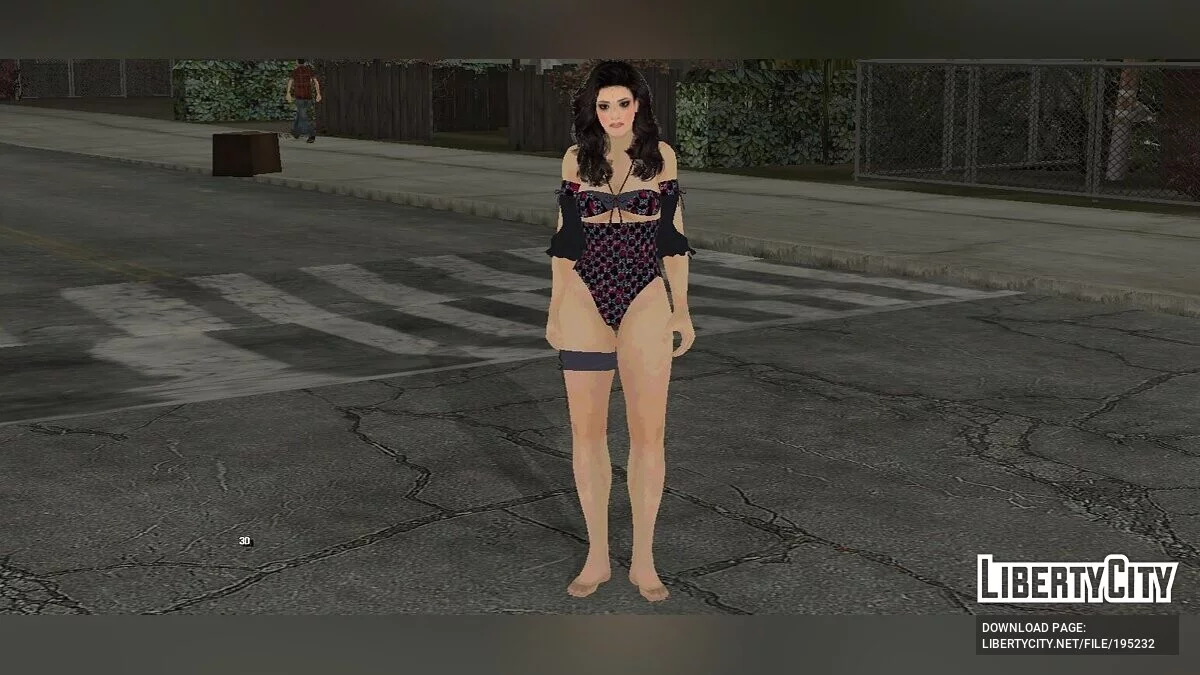 Mizuki McCloud in a sexy swimsuit / GTA San Andreas (iOS, Android)