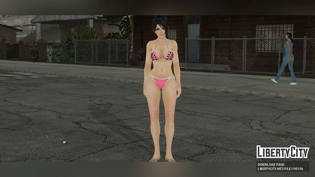 Momiji em biquíni sexy de Dead or Alive 5 / GTA San Andreas (iOS, Android)