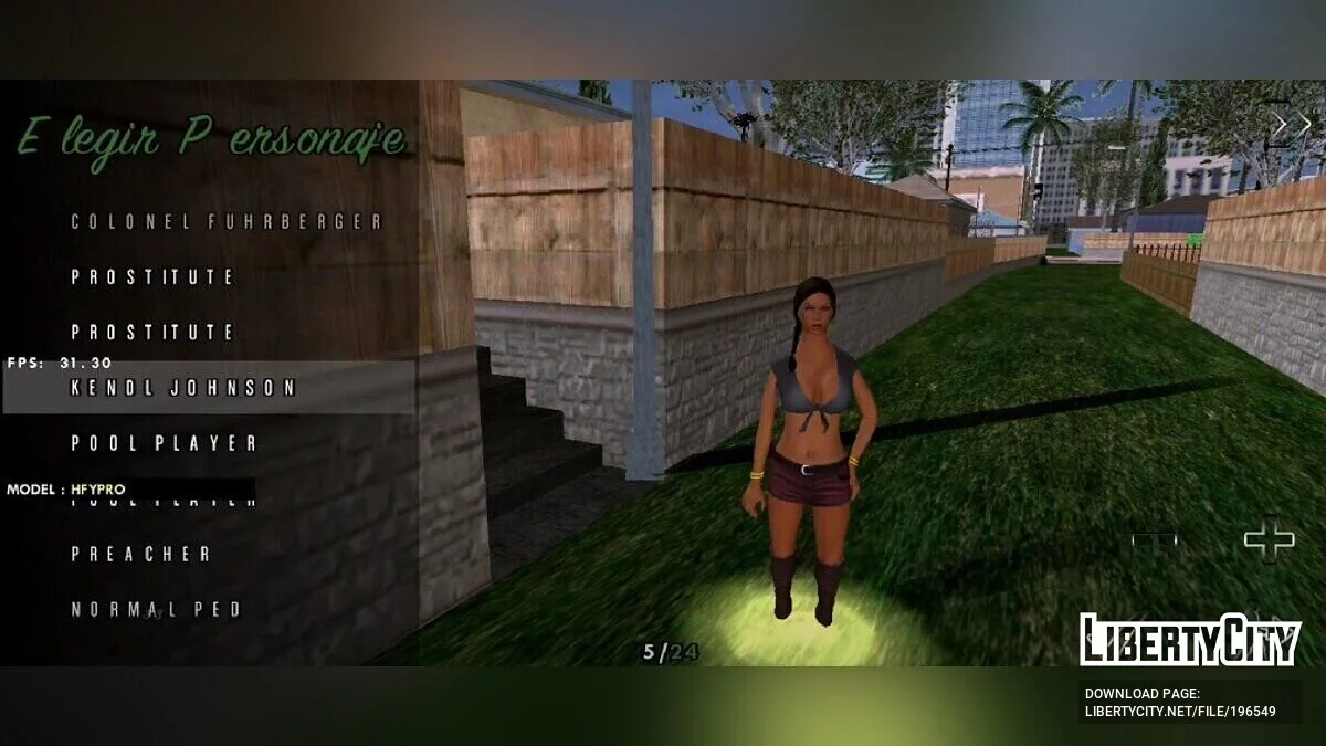 298 skins HD originais / GTA San Andreas (iOS, Android)