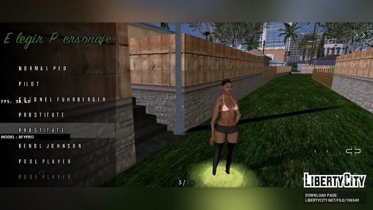298 skins HD originais / GTA San Andreas (iOS, Android)