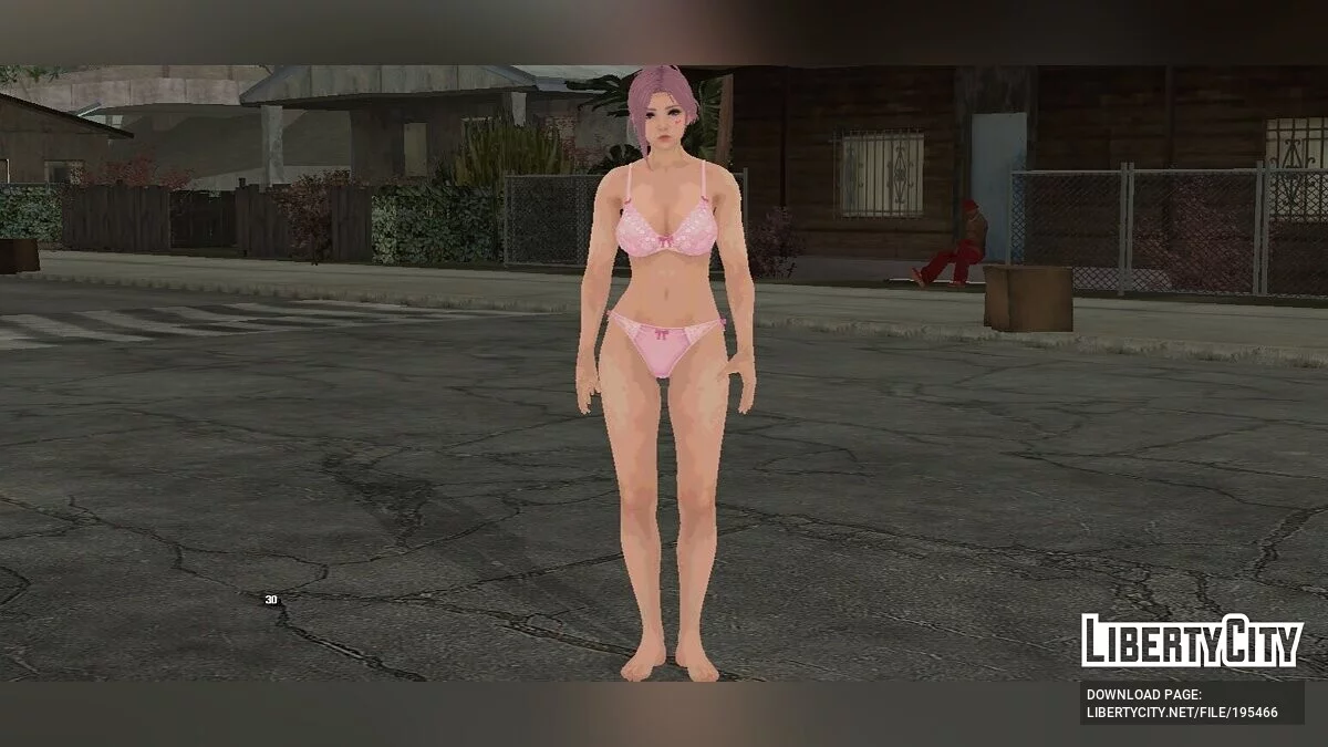 Elice in her underwear / GTA San Andreas (iOS, Android)