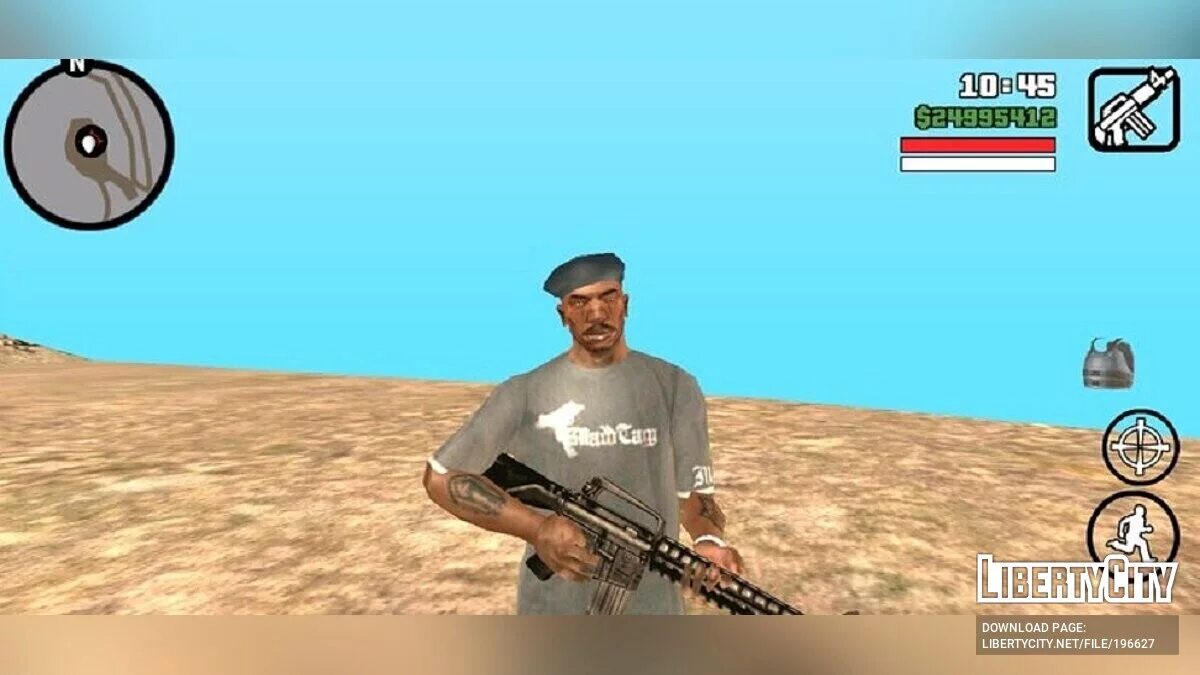Carl (Versão alfa) / GTA San Andreas (iOS, Android)