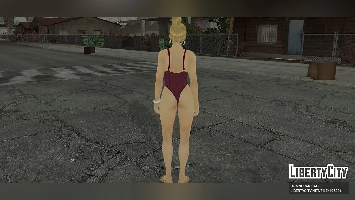 Katsumi en traje de baño / GTA San Andreas (iOS, Android)