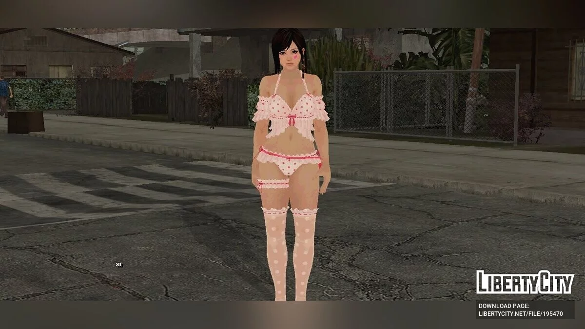 性感服装中的小夜 / GTA San Andreas (iOS, Android)