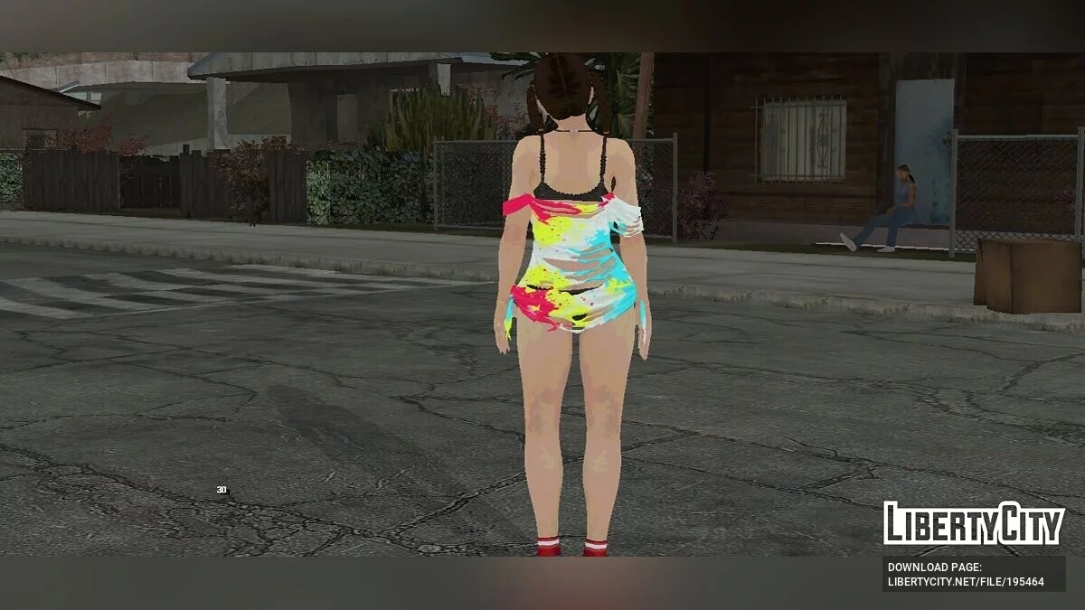 Lei-Fang in a sexy outfit / GTA San Andreas (iOS, Android)