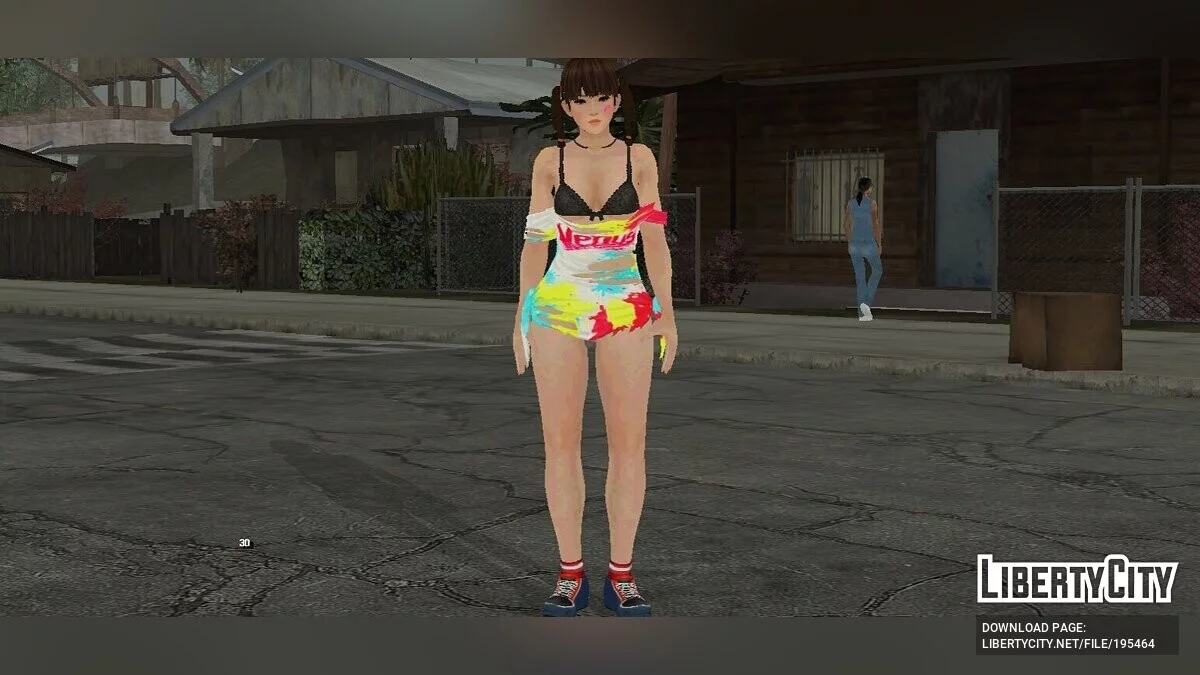 Lei-Fang in a sexy outfit / GTA San Andreas (iOS, Android)