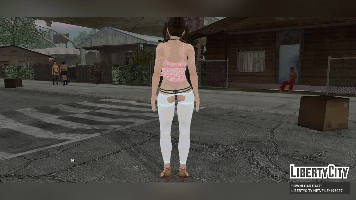 Lei-Fang dalam Pakaian Merah Muda / GTA San Andreas (iOS, Android)