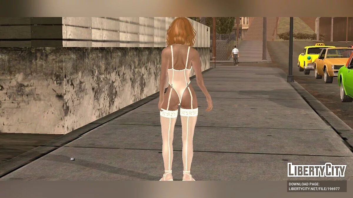 فتاة في ملابس داخلية مثيرة / GTA سان أندرياس (iOS، أندرويد)