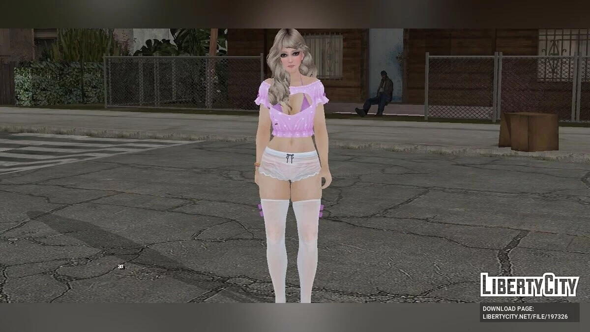 Amy dalam pakaian seksi / GTA San Andreas (iOS, Android)