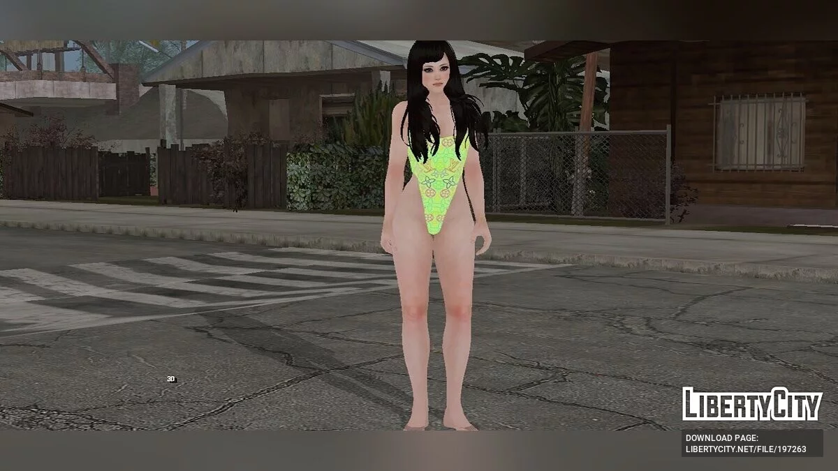 Кокоро в купальнику Louis Vuitton / GTA San Andreas (iOS, Android)