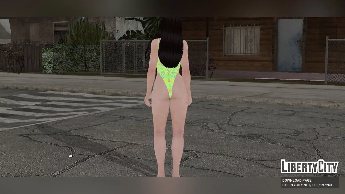 Kokoro en traje de baño Louis Vuitton / GTA San Andreas (iOS, Android)