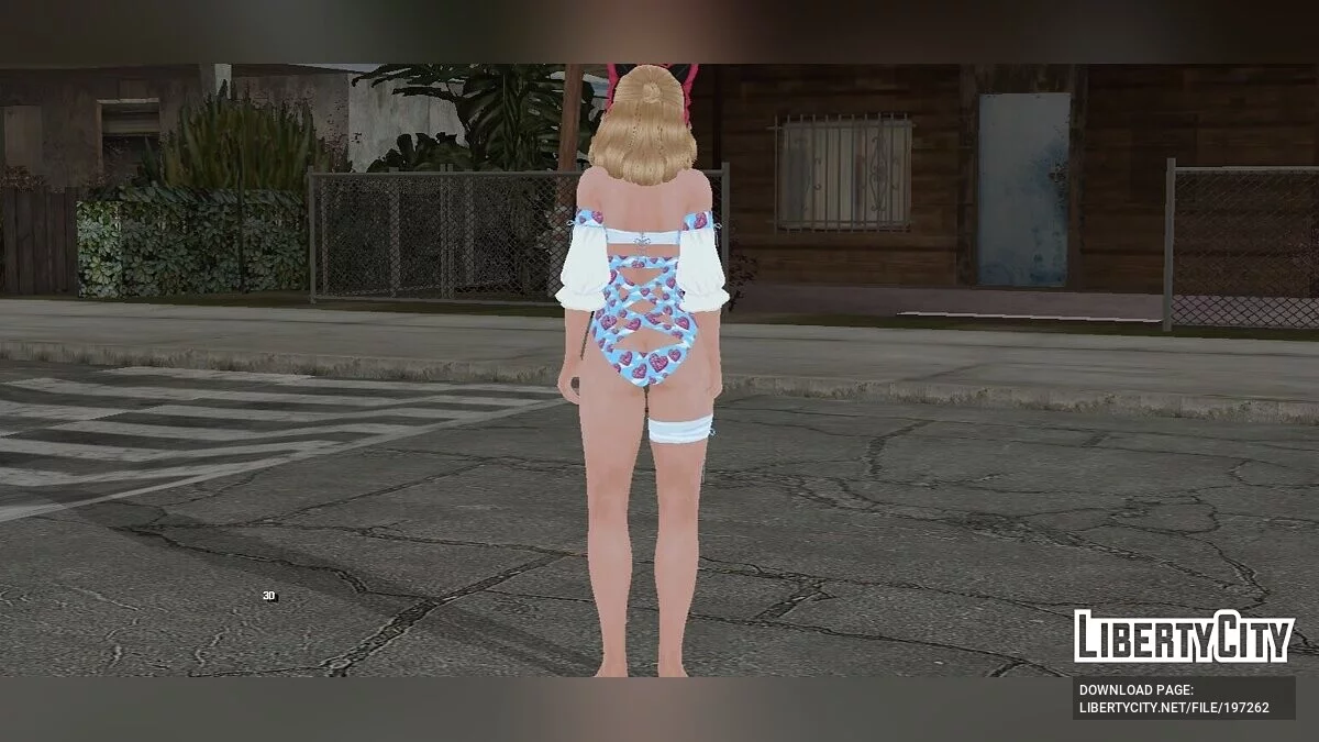 Lucky Chloe de Tekken en traje de baño / GTA San Andreas (iOS, Android)