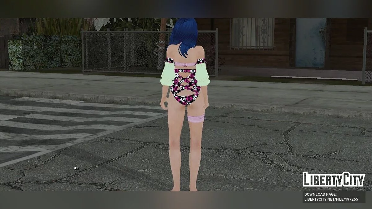 Lobelia en traje de baño / GTA San Andreas (iOS, Android)