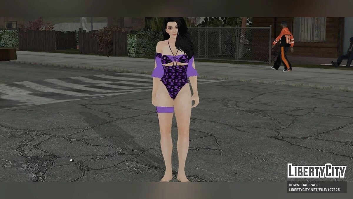 Momiji dalam bikini Chanel / GTA San Andreas (iOS, Android)