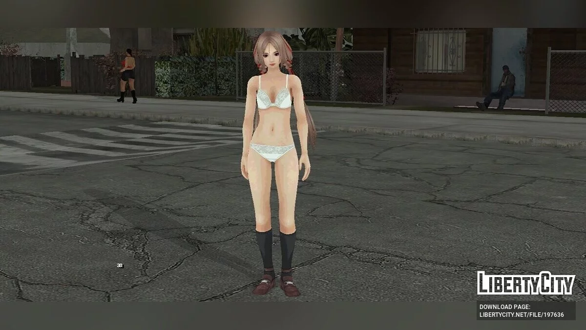 Risa Kubota em Lingerie / GTA San Andreas (iOS, Android)