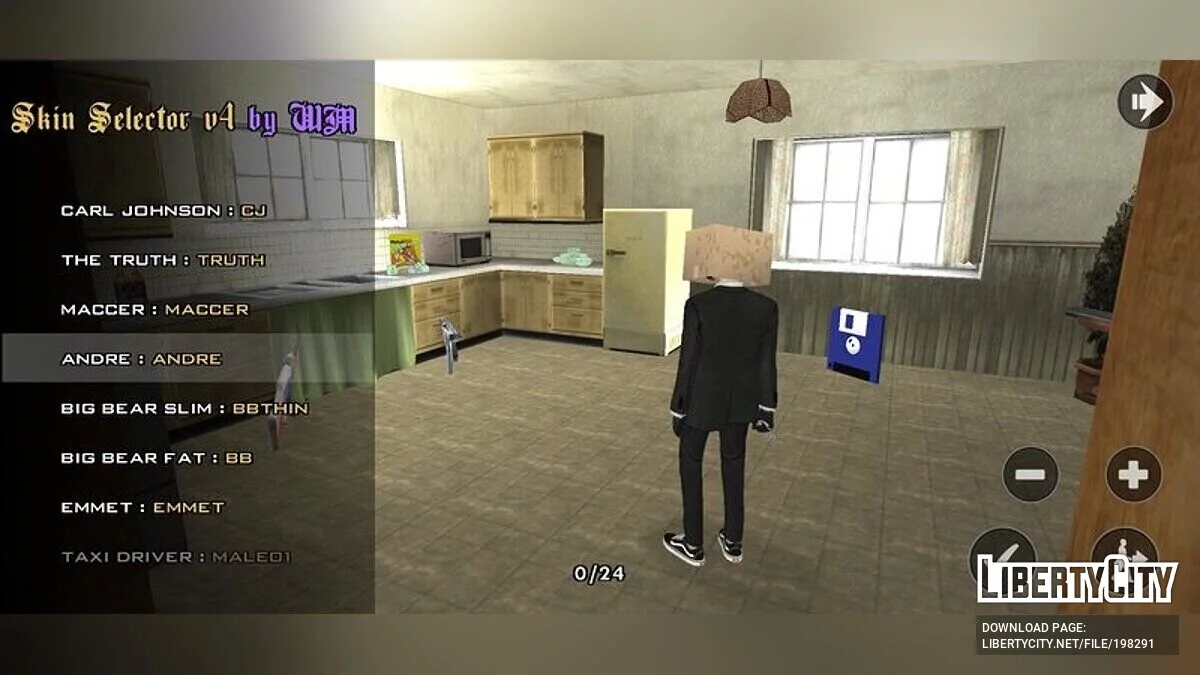 Fivem Cardboard Head / GTA San Andreas (iOS, Android)