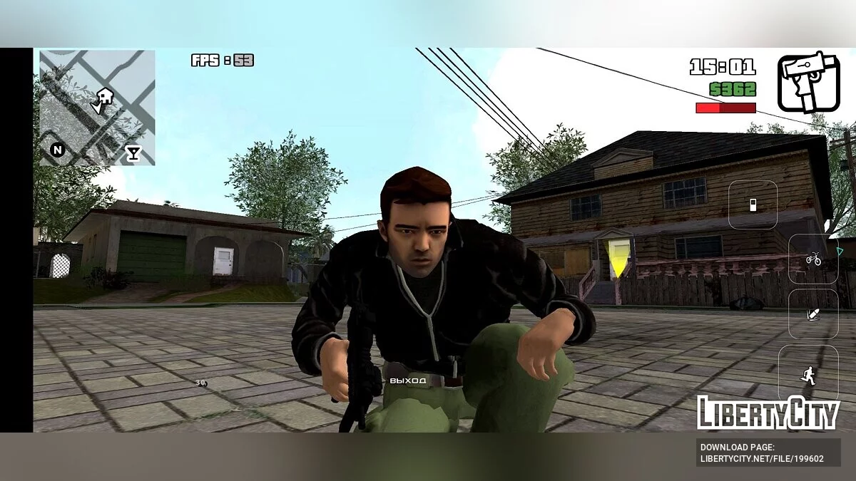 Claude de GTA 3 : Édition Définitive / GTA San Andreas (iOS, Android)