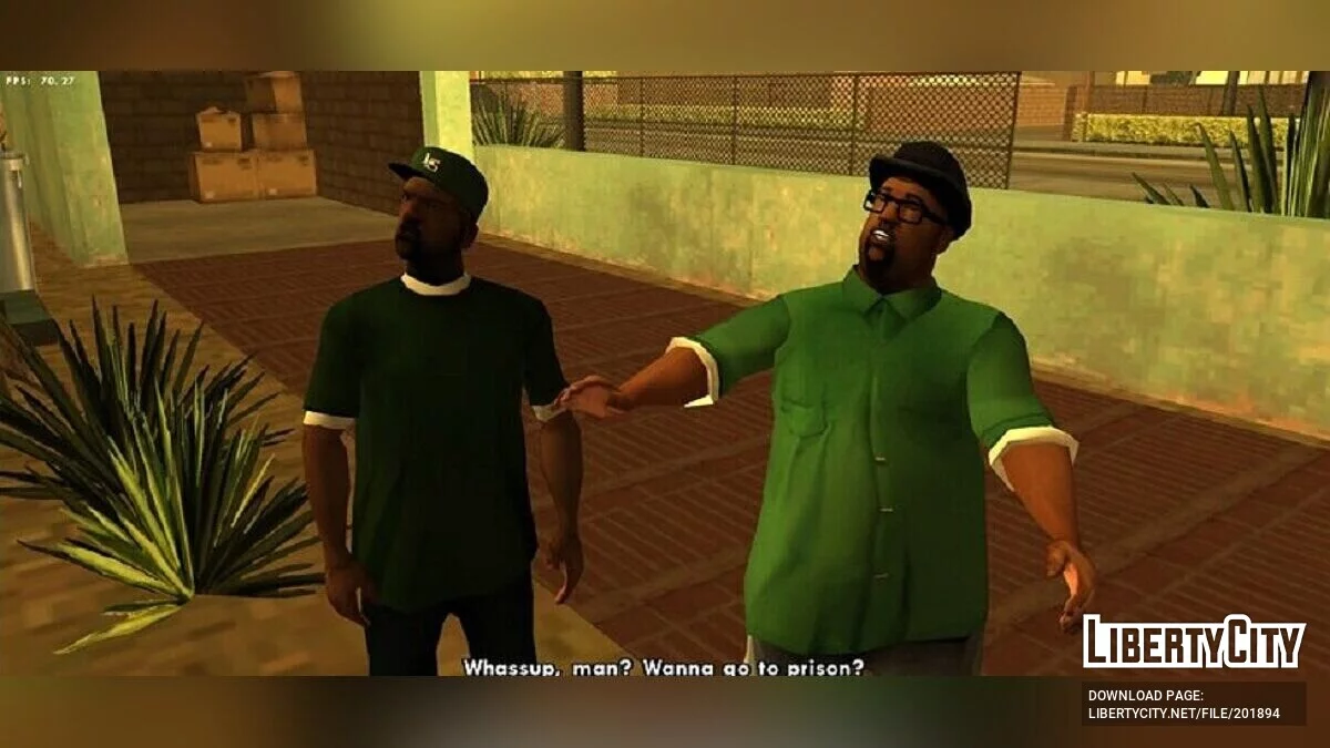 改进的过场动画角色纹理 / GTA San Andreas (iOS, Android)