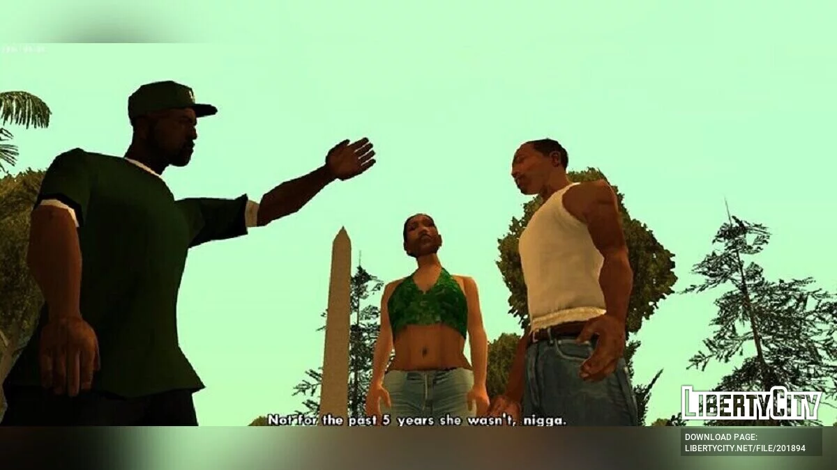 改进的过场动画角色纹理 / GTA San Andreas (iOS, Android)