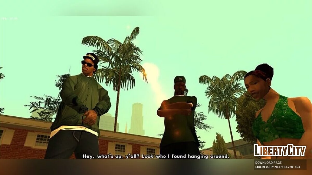 改进的过场动画角色纹理 / GTA San Andreas (iOS, Android)