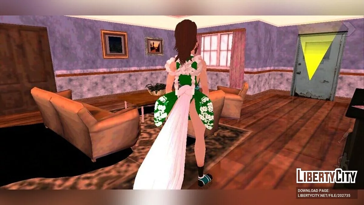 Mai Shiranui en vert / GTA San Andreas (iOS, Android)