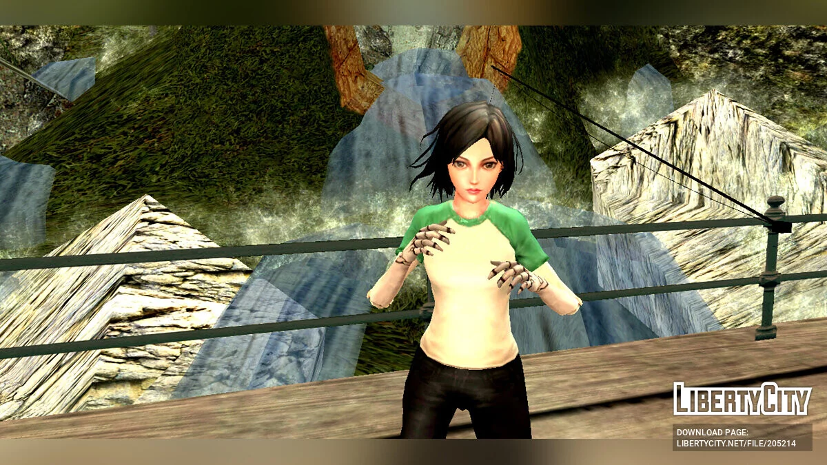 Alita de Battle Angel + animation féminine / GTA San Andreas (iOS, Android)