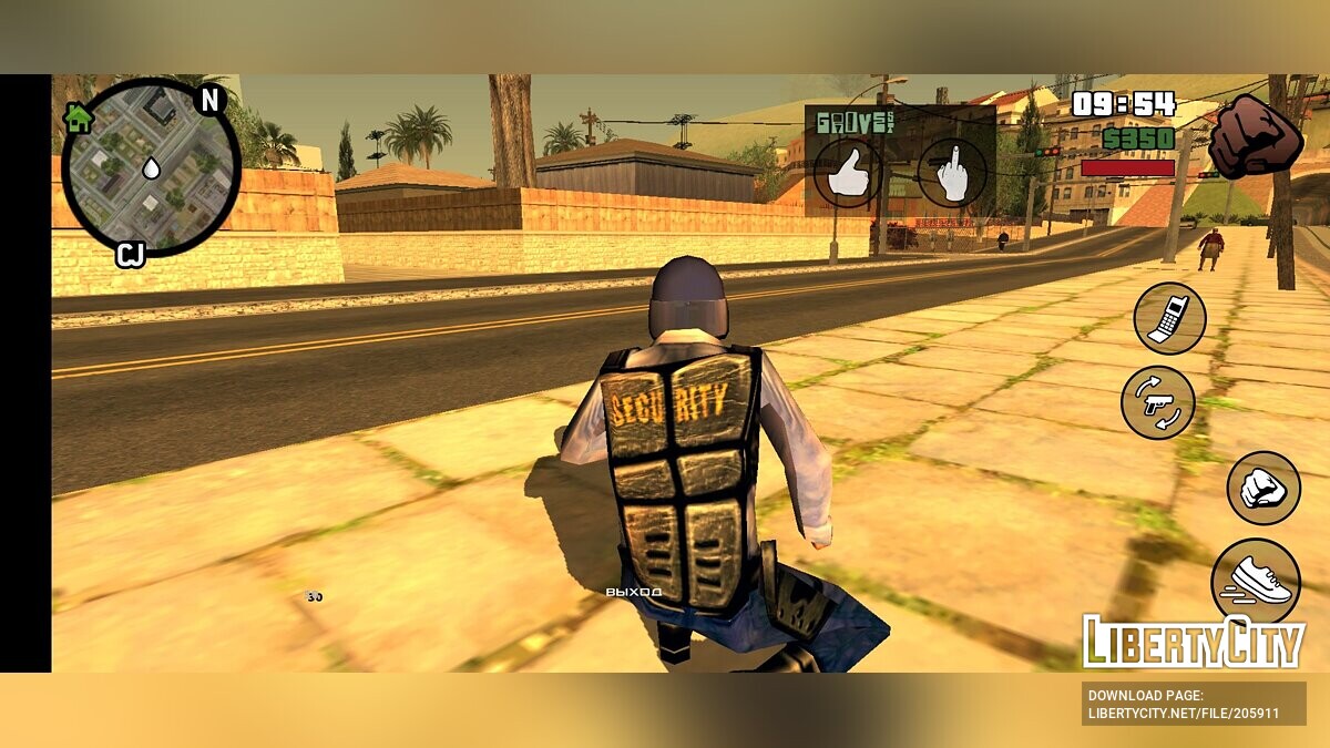 Download Security guard from Half-Life for GTA San Andreas (iOS, Android)