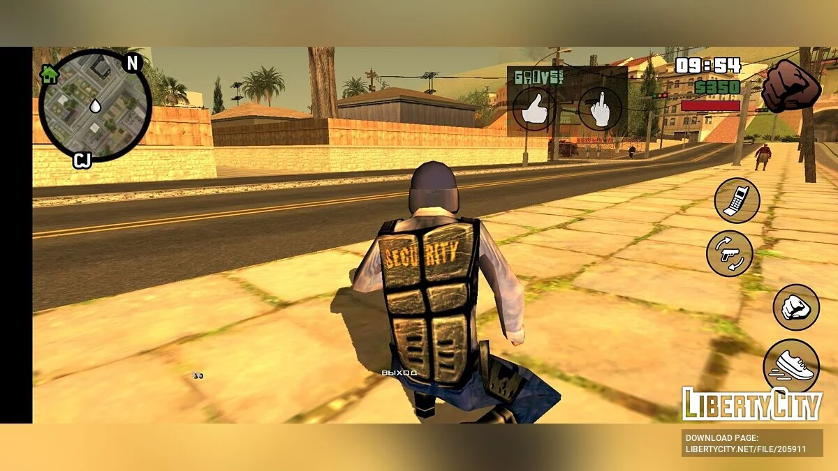 Охранник з Half-Life / GTA San Andreas (iOS, Android)