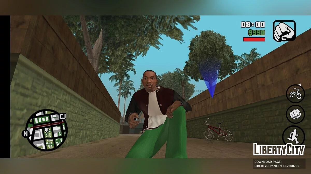Carl\'s skin has been improved / GTA San Andreas (iOS, Android)