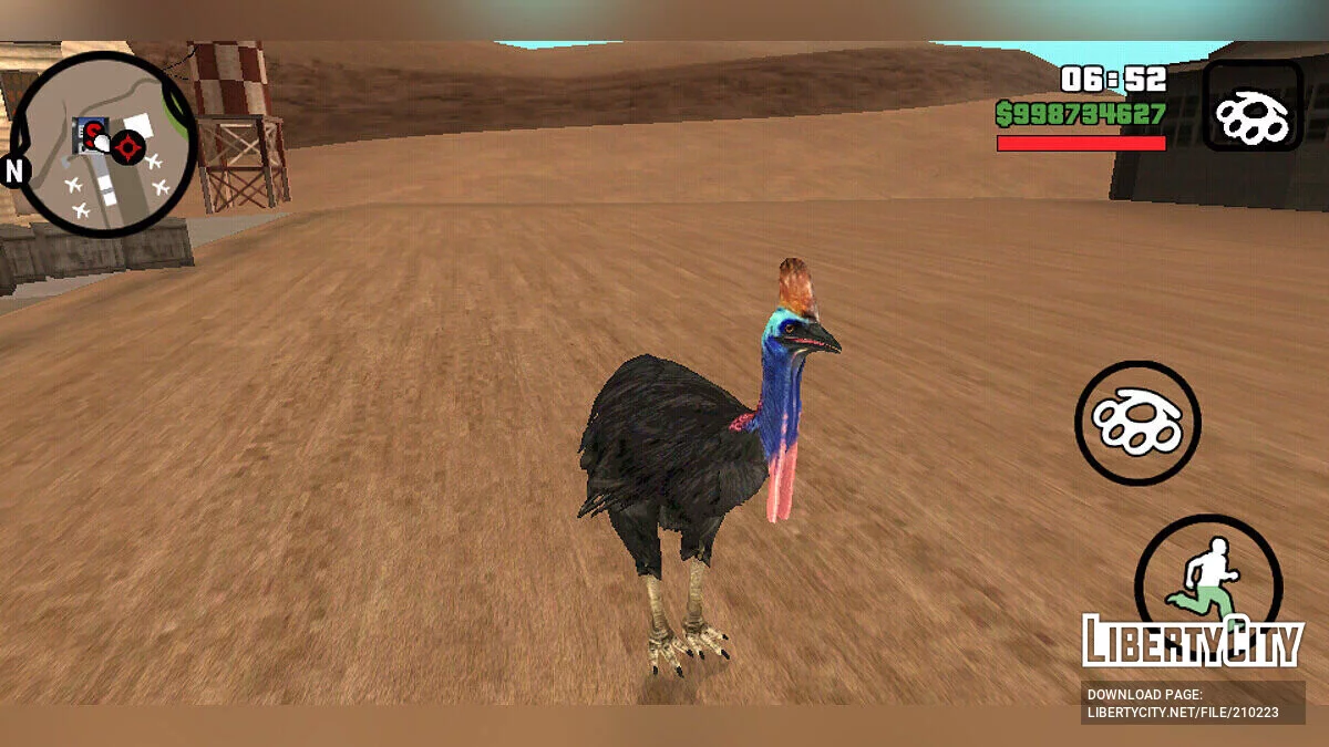 Cassoary from Far Cry 3 / GTA San Andreas (iOS, Android)