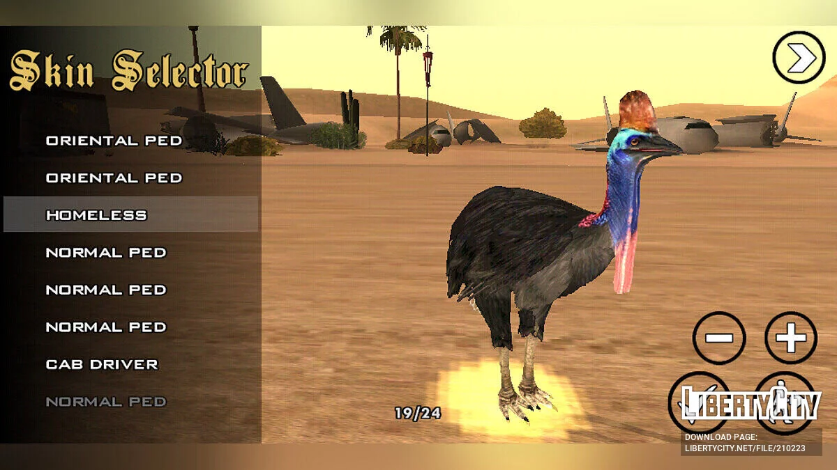 Cassoary from Far Cry 3 / GTA San Andreas (iOS, Android)