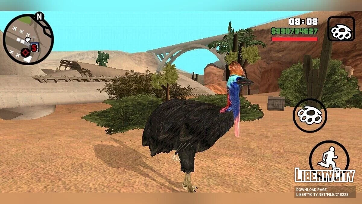 Cassoary from Far Cry 3 / GTA San Andreas (iOS, Android)